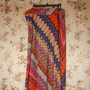 Multi-Colored Maxi Skirt